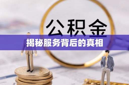 和田揭秘服务背后的真相