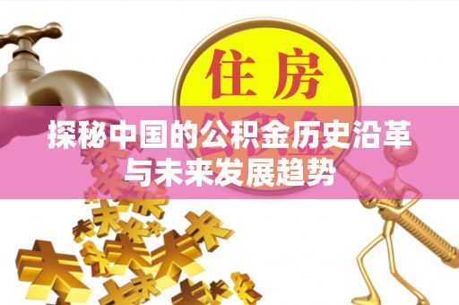 和田探秘中国的公积金历史沿革与未来发展趋势
