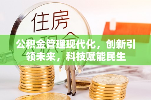 和田公积金管理现代化，创新引领未来，科技赋能民生