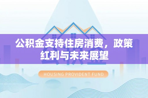 和田公积金支持住房消费，政策红利与未来展望
