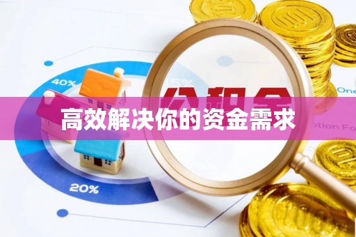 和田高效解决你的资金需求