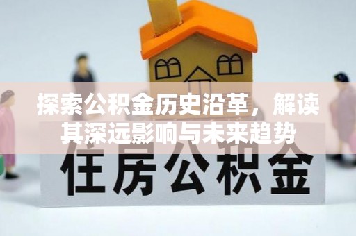 和田探索公积金历史沿革，解读其深远影响与未来趋势