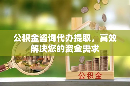 和田公积金咨询代办提取，高效解决您的资金需求