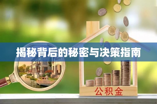 和田揭秘背后的秘密与决策指南