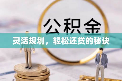 和田灵活规划，轻松还贷的秘诀