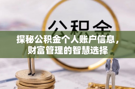 和田探秘公积金个人账户信息，财富管理的智慧选择