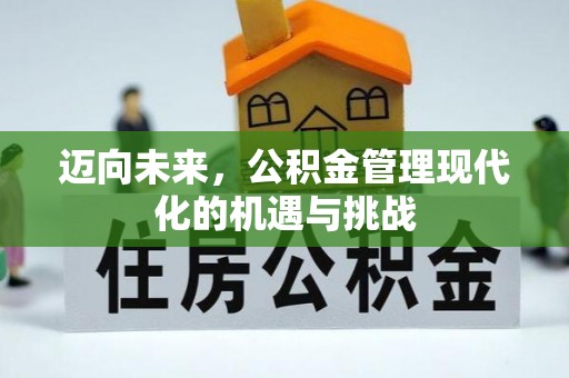 和田迈向未来，公积金管理现代化的机遇与挑战