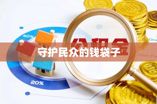 和田守护民众的钱袋子