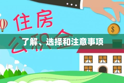 和田了解、选择和注意事项