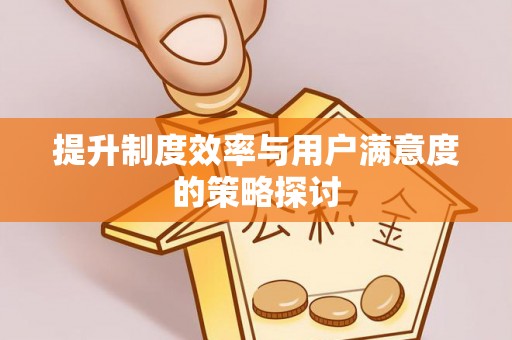 和田提升制度效率与用户满意度的策略探讨