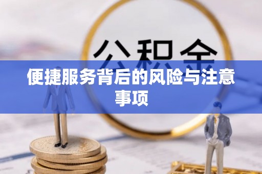 和田便捷服务背后的风险与注意事项